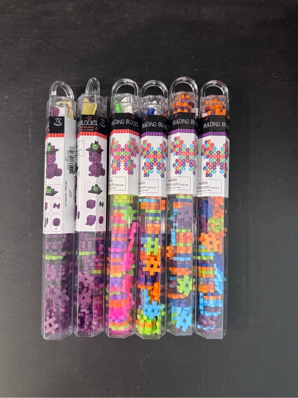 LOT OF 6 Target Bullseye Mini Hashtag Building Blocks NEW Butterfly Cat Hallowee